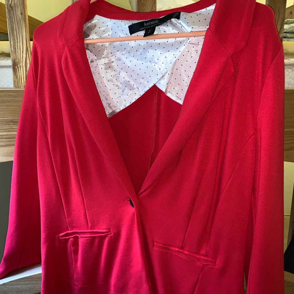 Casual blazer type shirt.